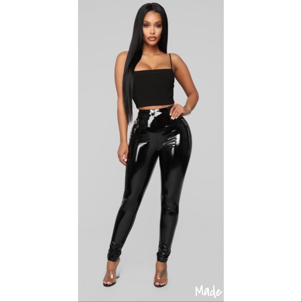Fashion Nova “Brand Spanking New Vinyl Pants”
